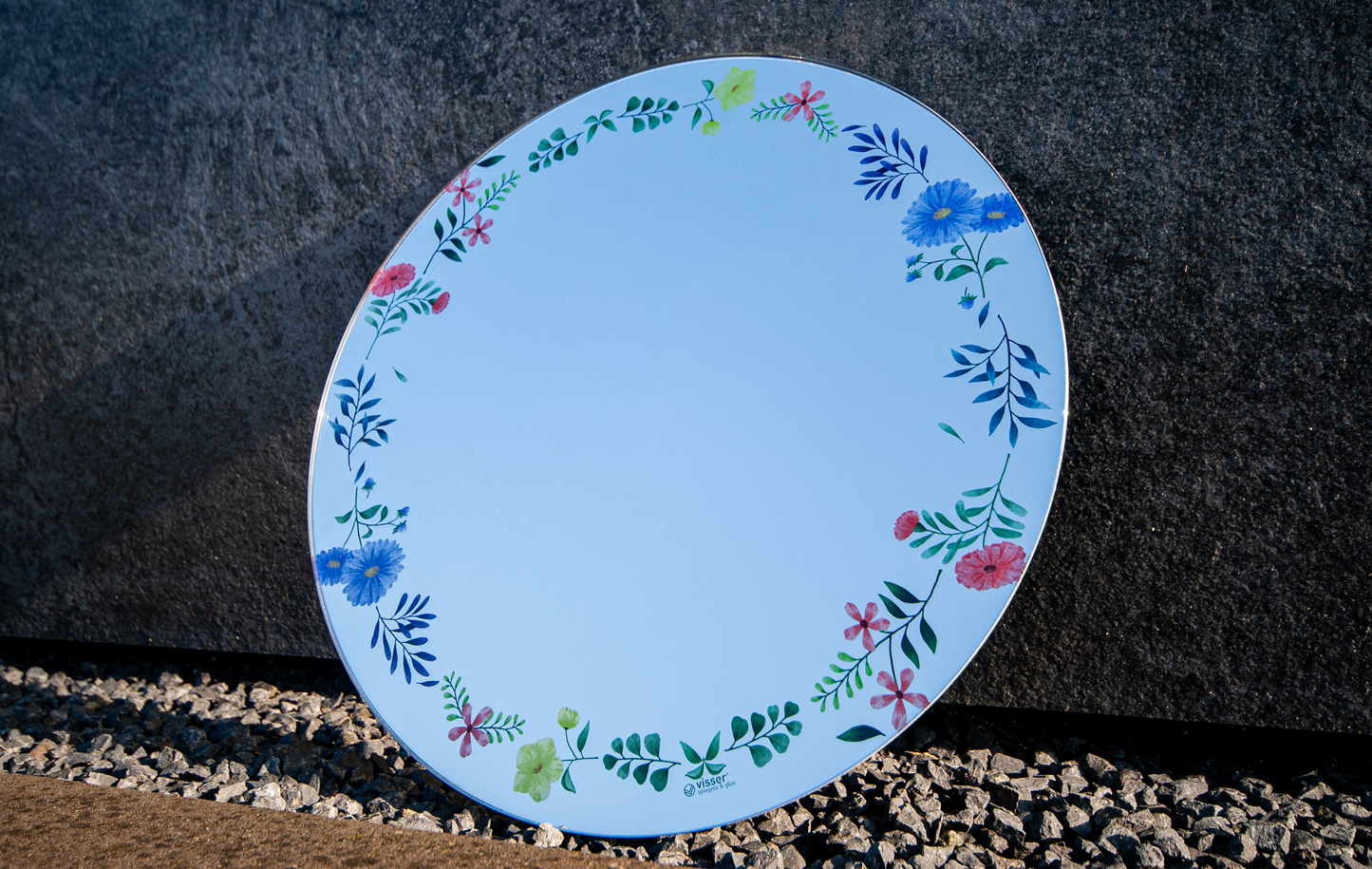 Bloemen Spiegel β Een Vleugje Natuur aan de Muur