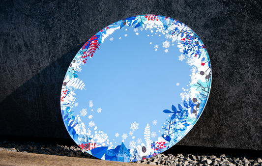 Winter Spiegel - Een Koele Reflectie van het Seizoen