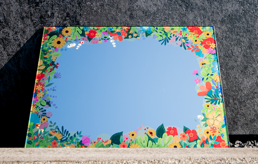 Lente Spiegel - Een Vrolijke Reflectie van het Seizoen