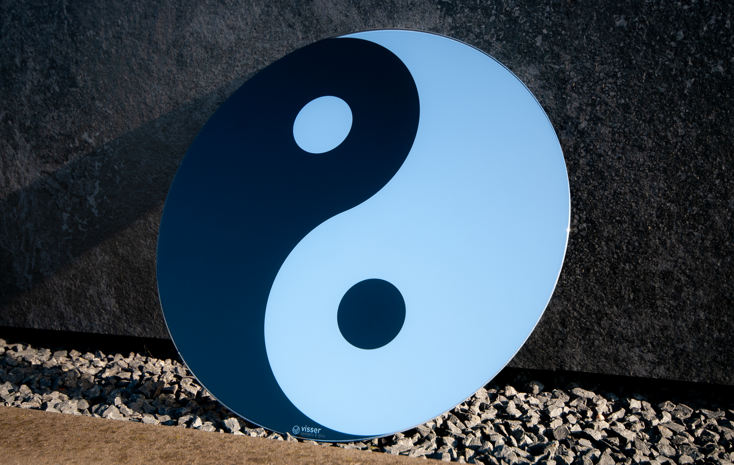 Ying Yang Spiegel - Balans en Reflectie in Één