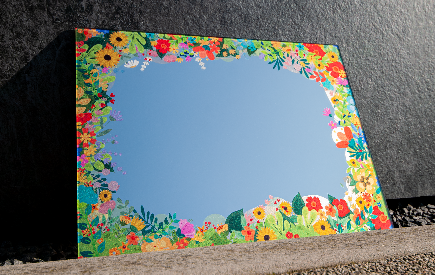 Lente Spiegel - Een Vrolijke Reflectie van het Seizoen
