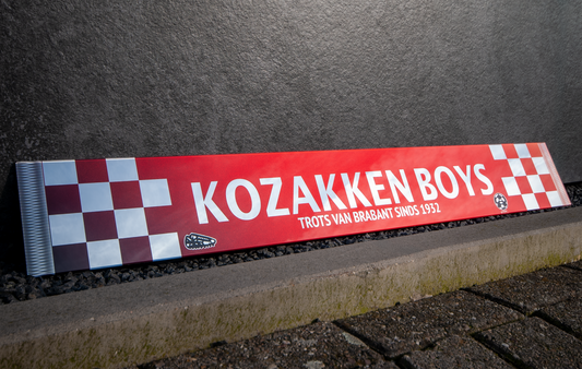 Kozakken Boys "Trots van Brabant | sinds 1932" Voebalsjaalspiegel