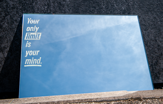 Your only limit is your mind. Motivatie-spiegel